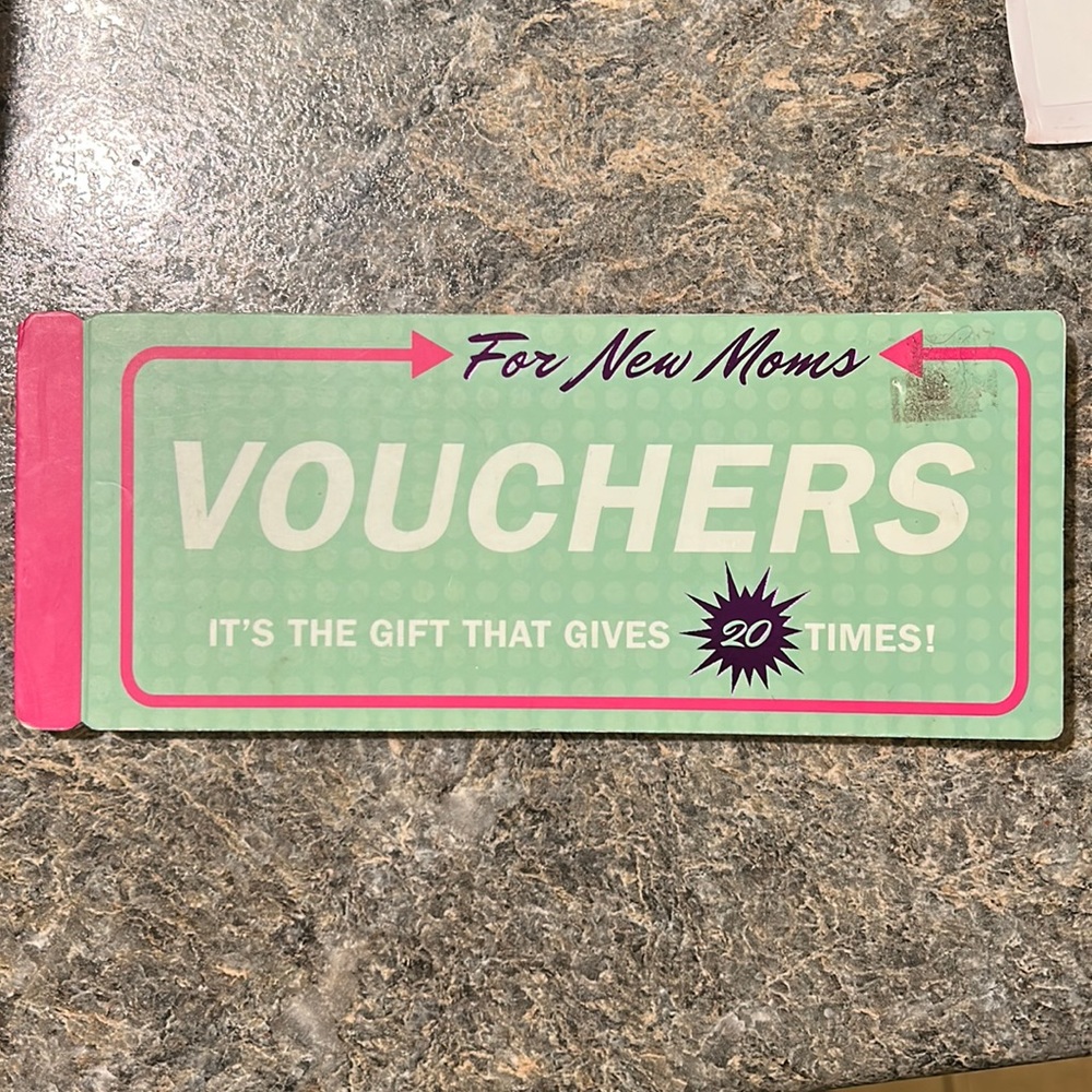 Knock Knock Vouchers For New Moms (x20) It’s The Gift That Gives 20 Times!
